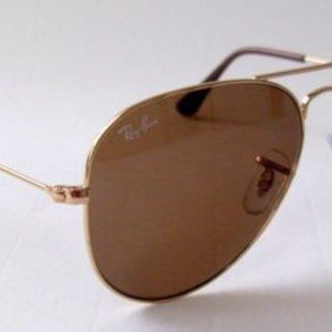 New RB 3025 001/33 gold/brown 58mm sunglasses